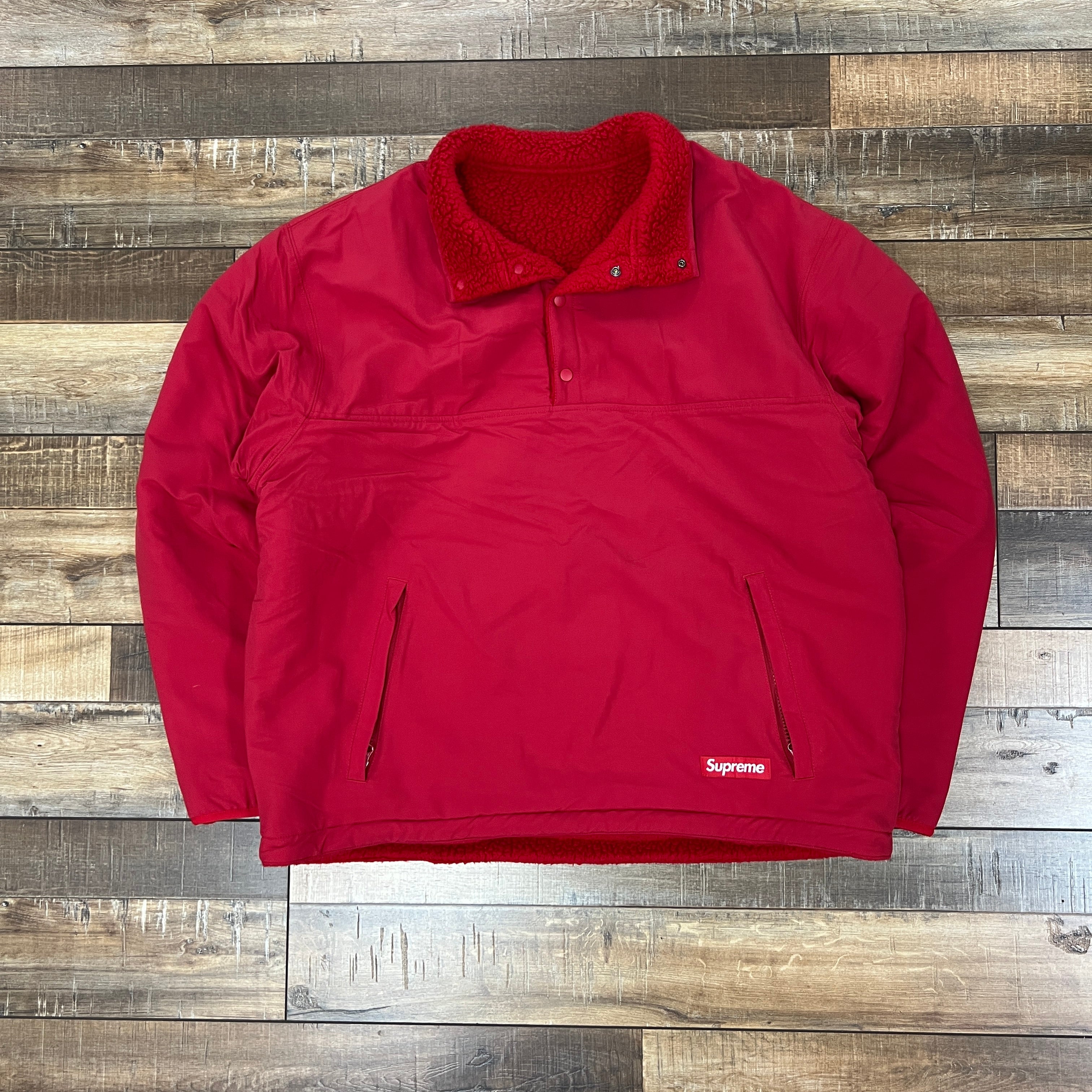 Supreme Polartec Fleece Reversible Red – Holy Ground