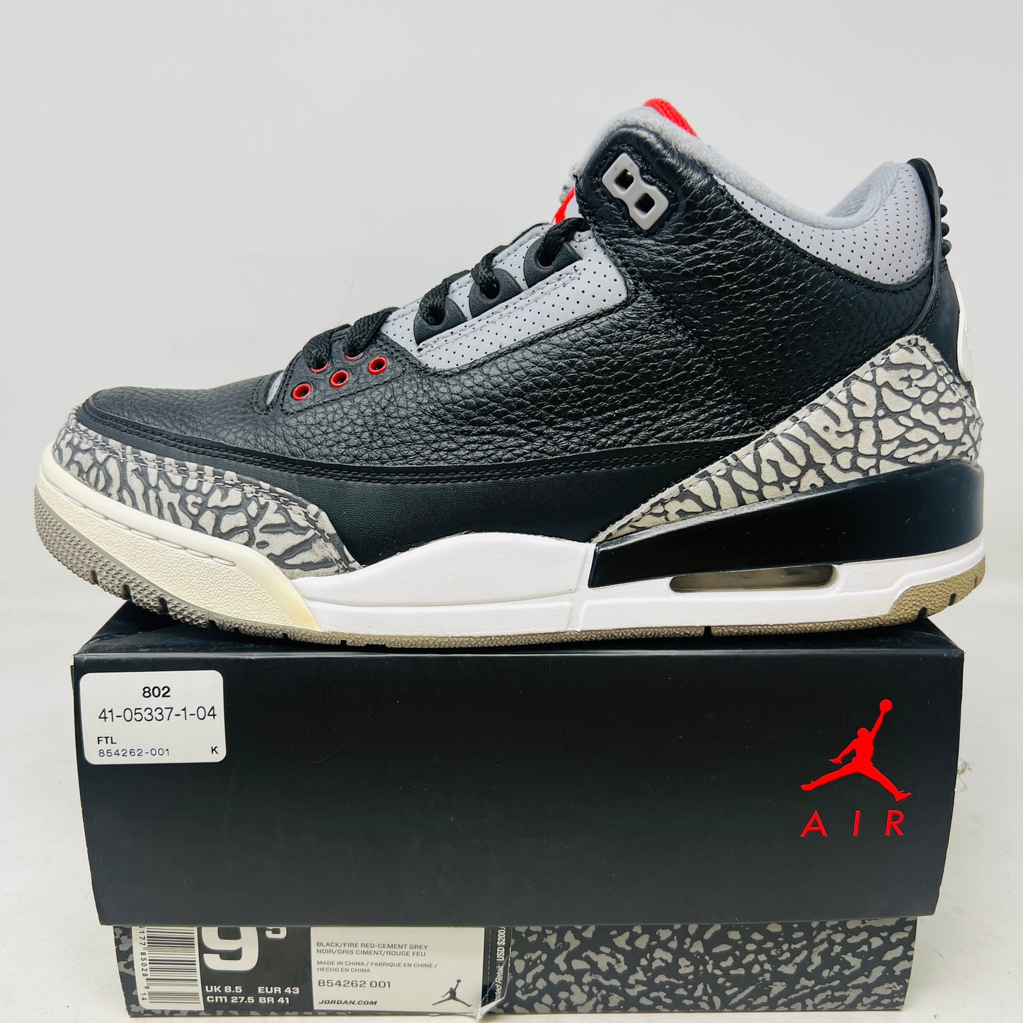 Jordan 3 Retro Black Cement (2018)