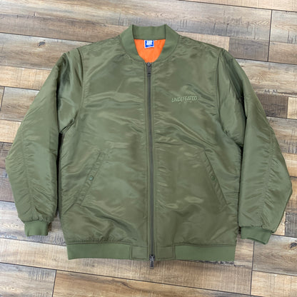 UNDEFEATED MA-1 JACKET OLIVE