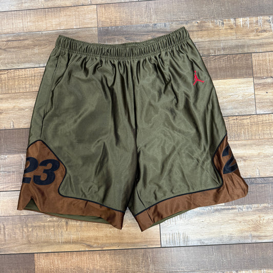 Supreme Jordan Warm Up Short Olive