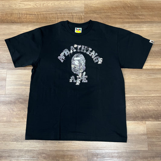 A Bathing Ape Tree Edge Camo College Tee