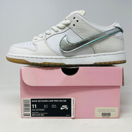Nike SB Dunk Low Diamond Supply Co. White Diamond