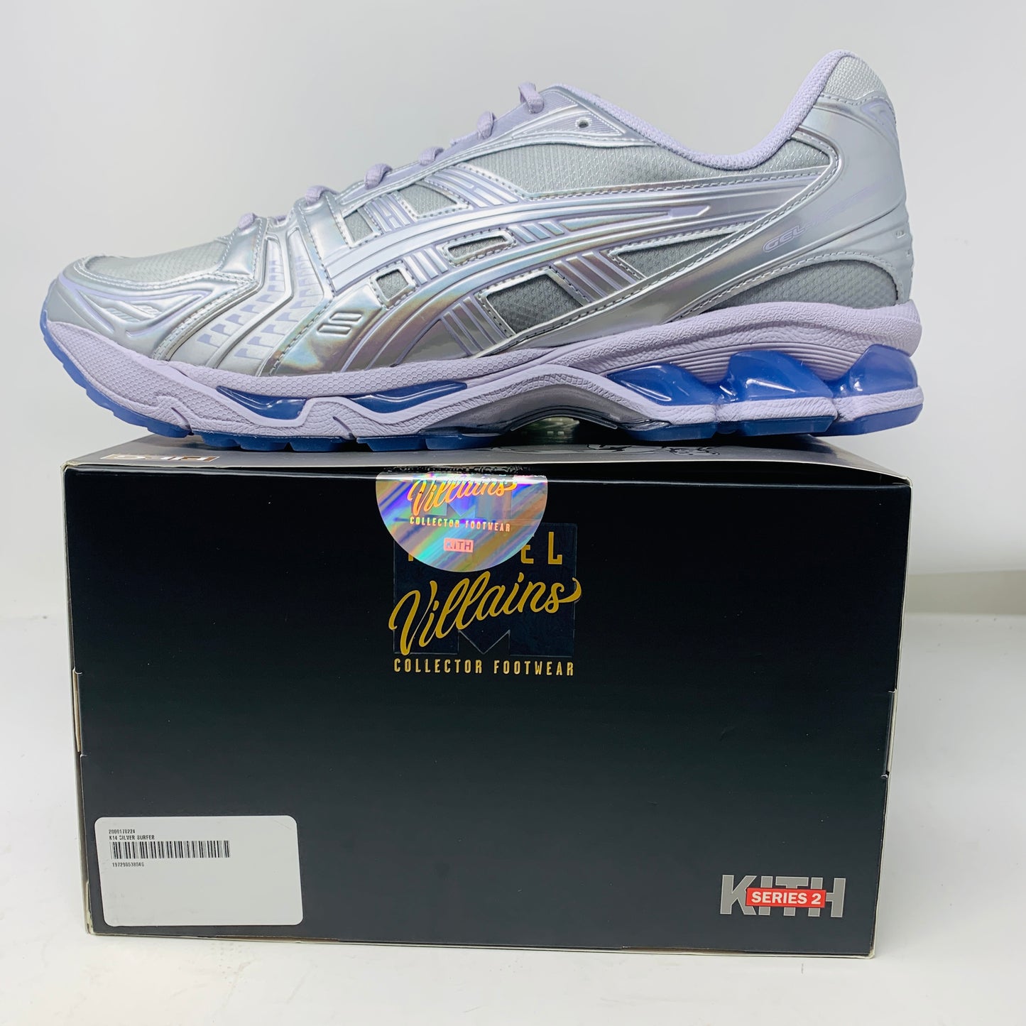 ASICS Gel-Kayano 14 Kith Marvel Villains Silver Surfer (Comic Included)
