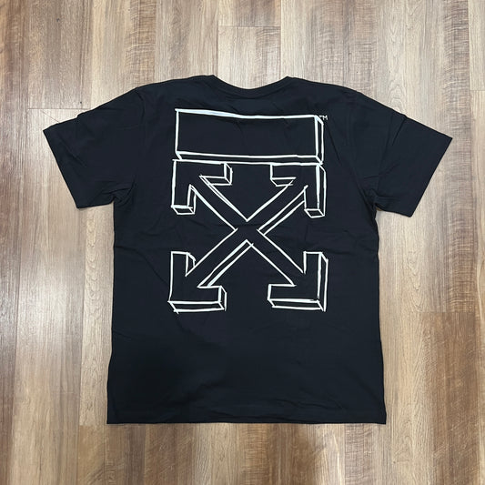 Off-White Outline Marker Arrow T-Shirt 'Black/White'