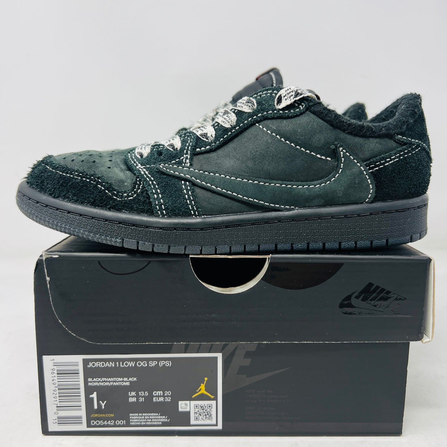 Jordan 1 Retro Low OG SP Travis Scott Black Phantom (PS)