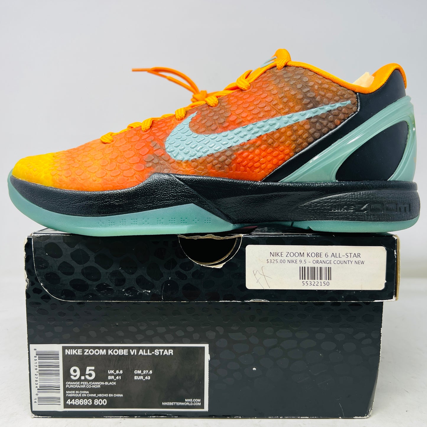 Nike Kobe 6 ASG Orange County Sunset
