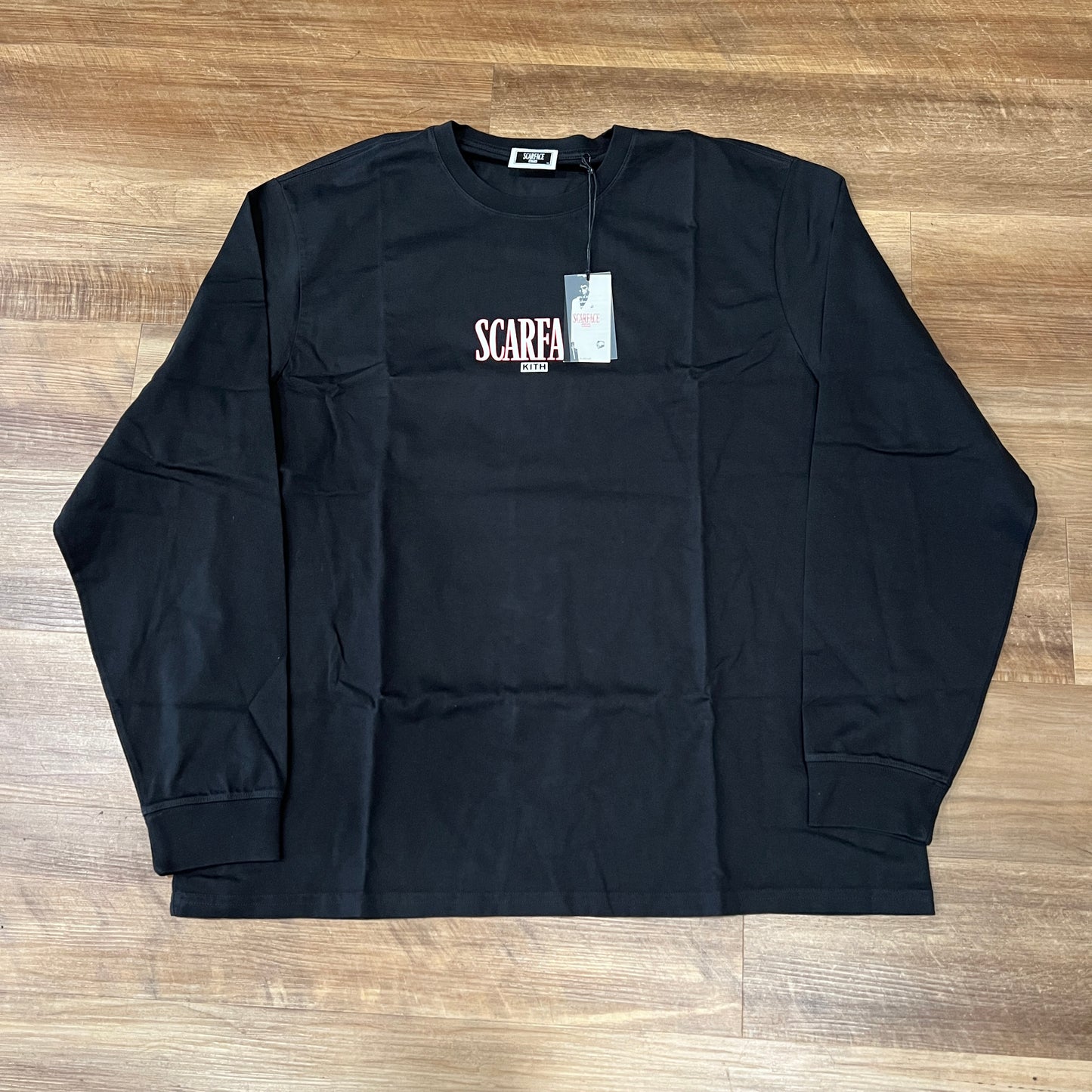 Kith For Scarface Tony Montana Long Sleeve Tee 'Black'