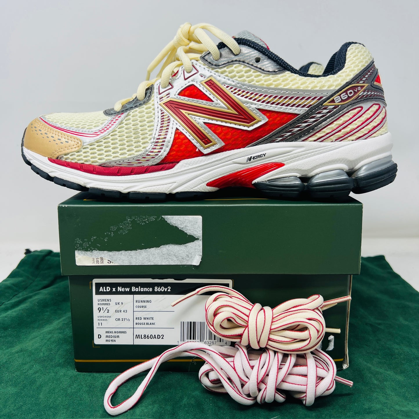 New Balance 860v2 Aime Leon Dore Red