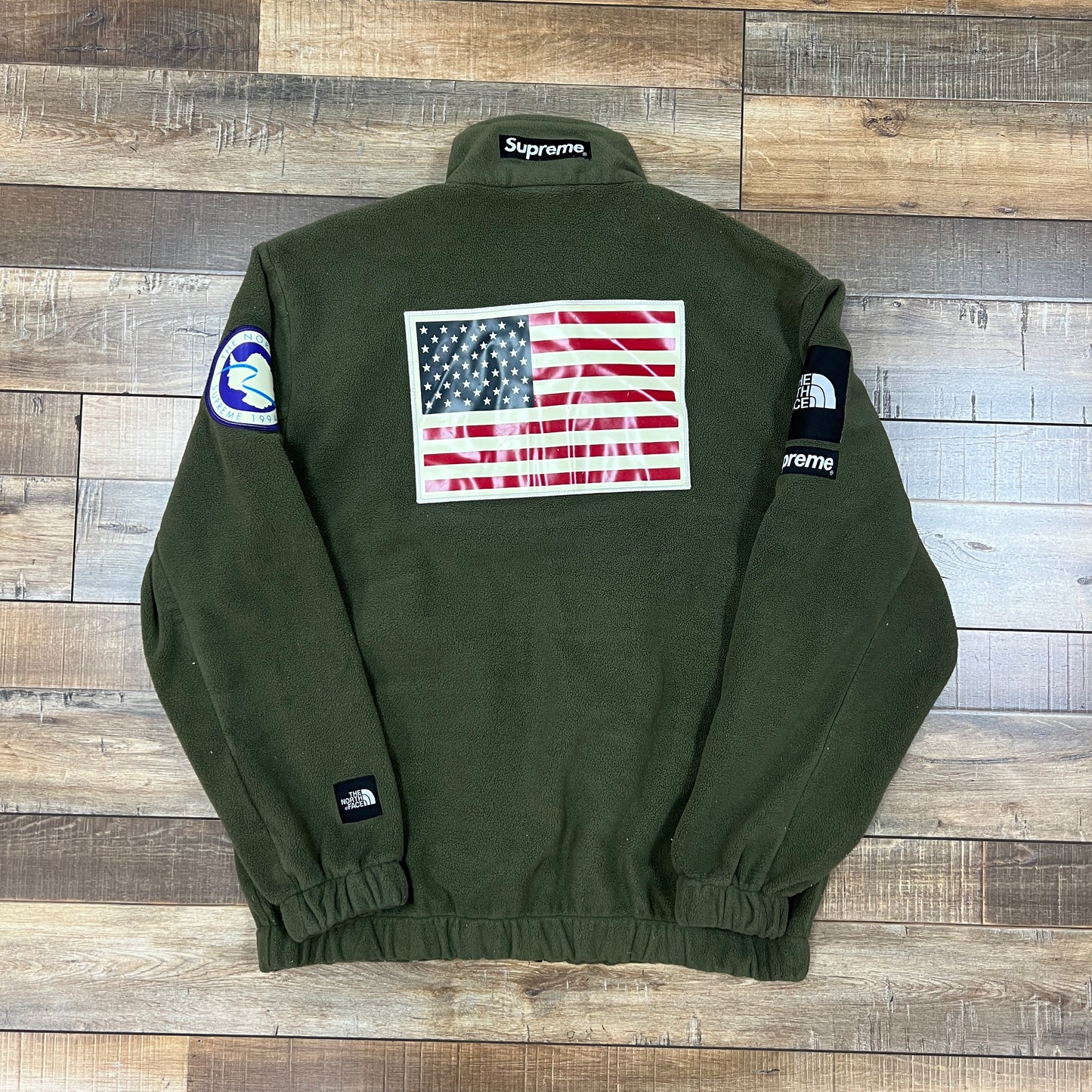 Supreme The North Face Trans Antarctica Expedition Fleece Jacket Olive