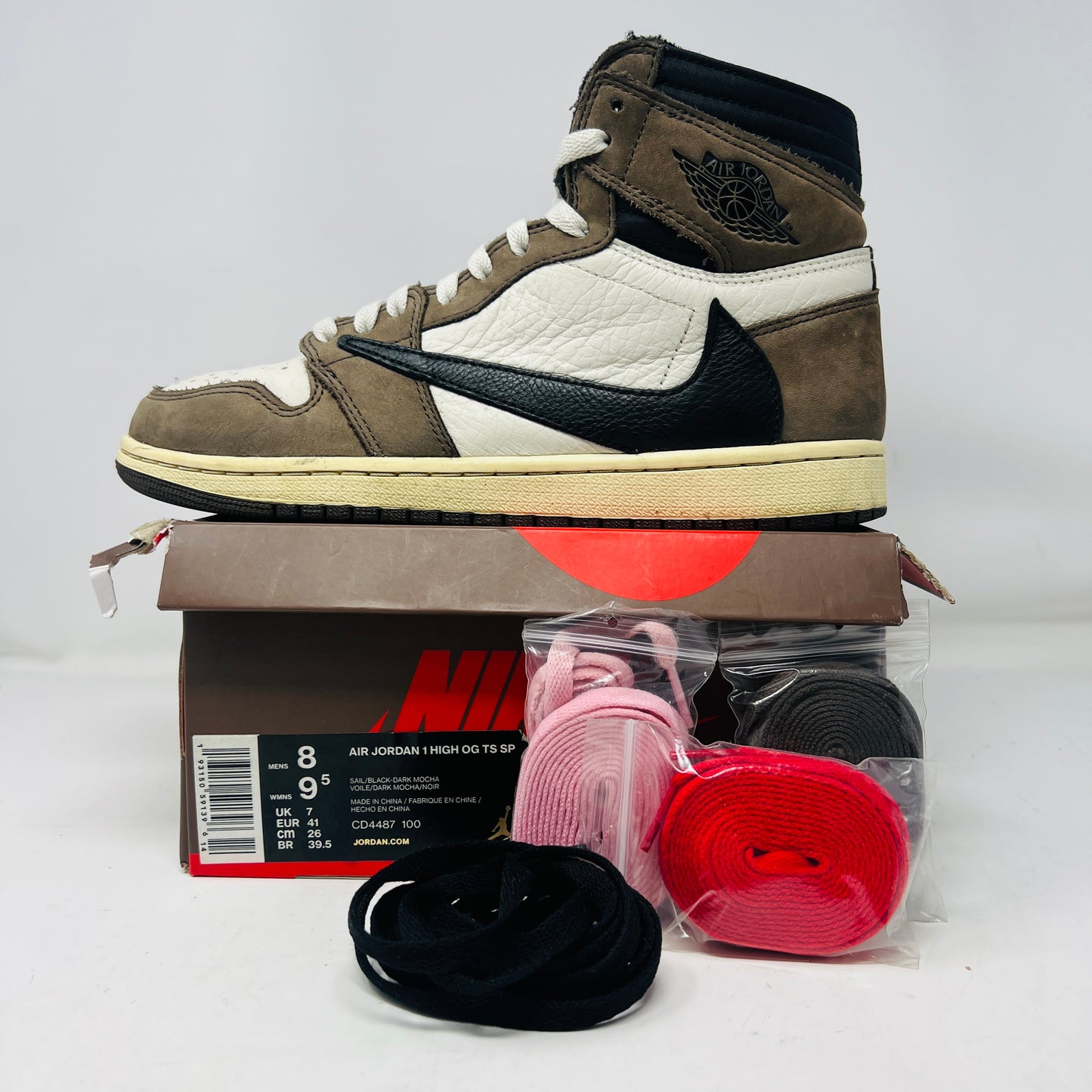 Jordan 1 Retro High OG SP Travis Scott Mocha