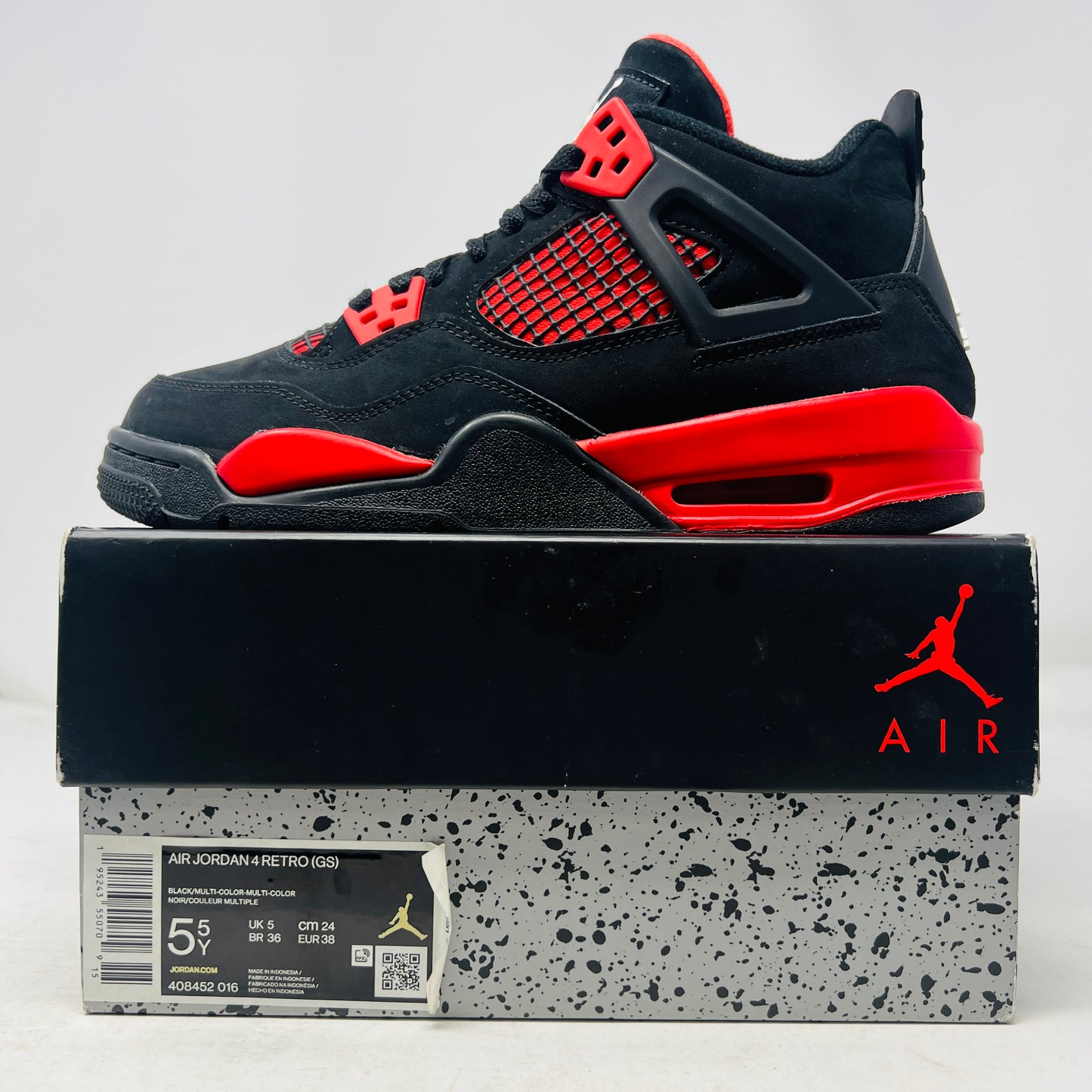 Jordan 4 Retro Red Thunder (GS)
