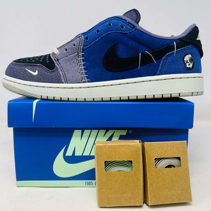 Jordan 1 Retro Low OG Zion Williamson Voodoo Alternate sneaker with extra laces and Nike box 2025