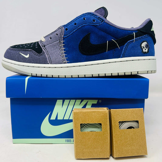 Jordan 1 Retro Low OG Zion Williamson Voodoo Alternate sneaker with extra laces and Nike box 2025