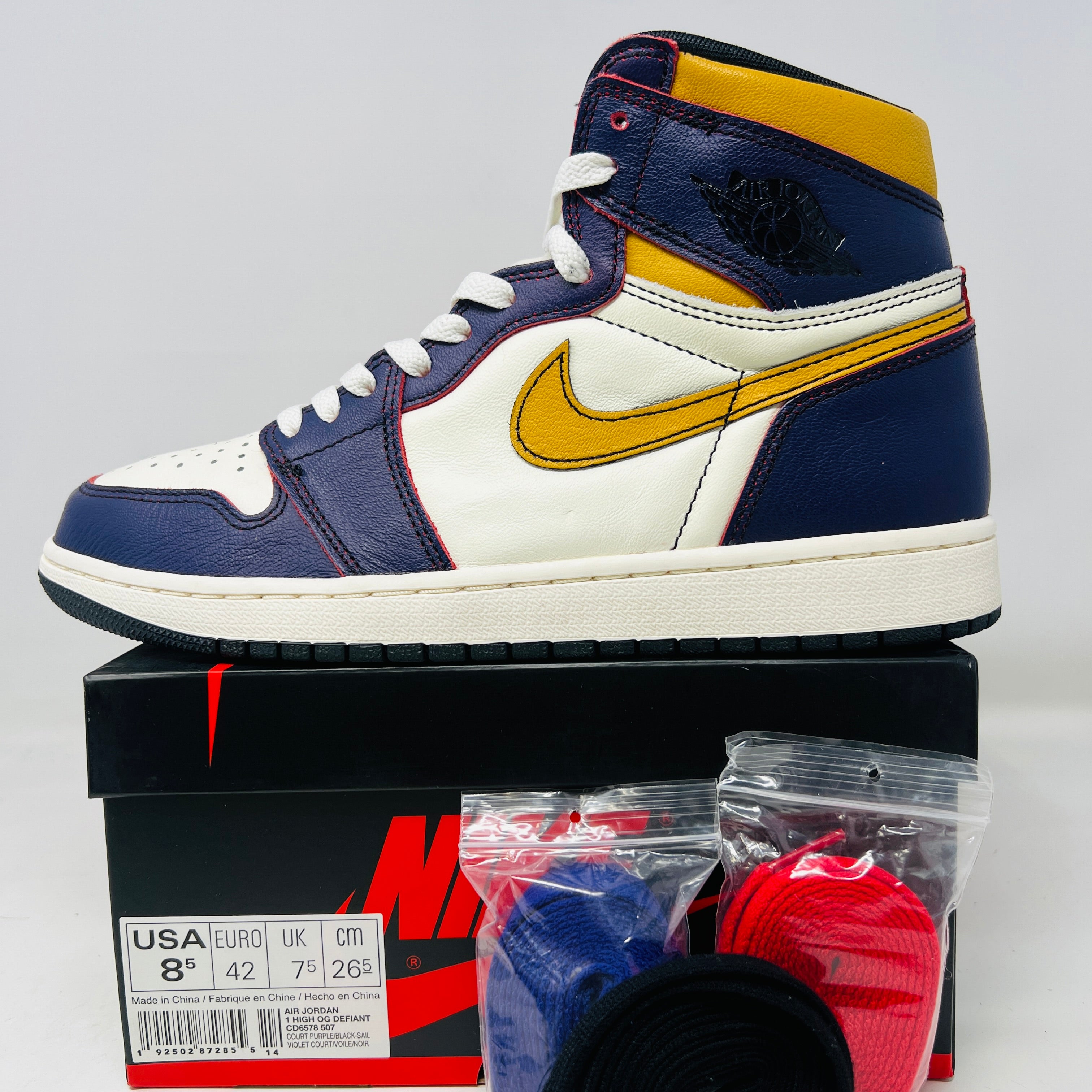 Jordan 1 Retro High OG Defiant SB LA to Chicago Men's