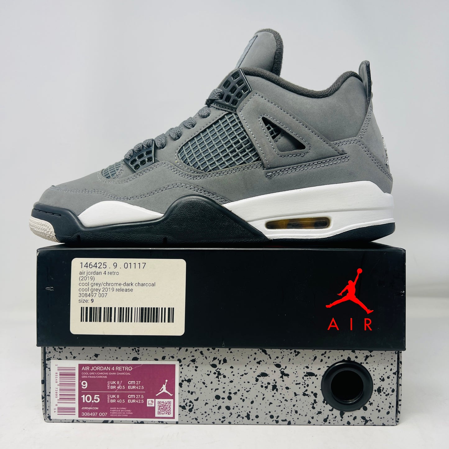 Jordan 4 Retro Cool Grey (2019)