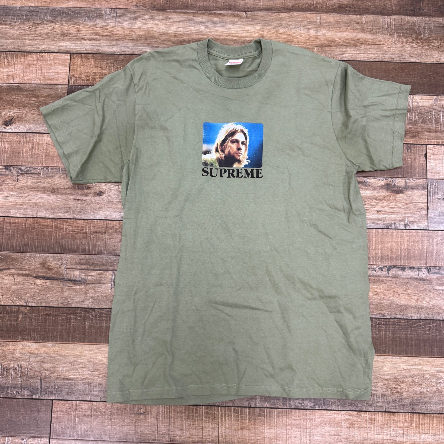 Supreme Kurt Cobain Tee Light Olive