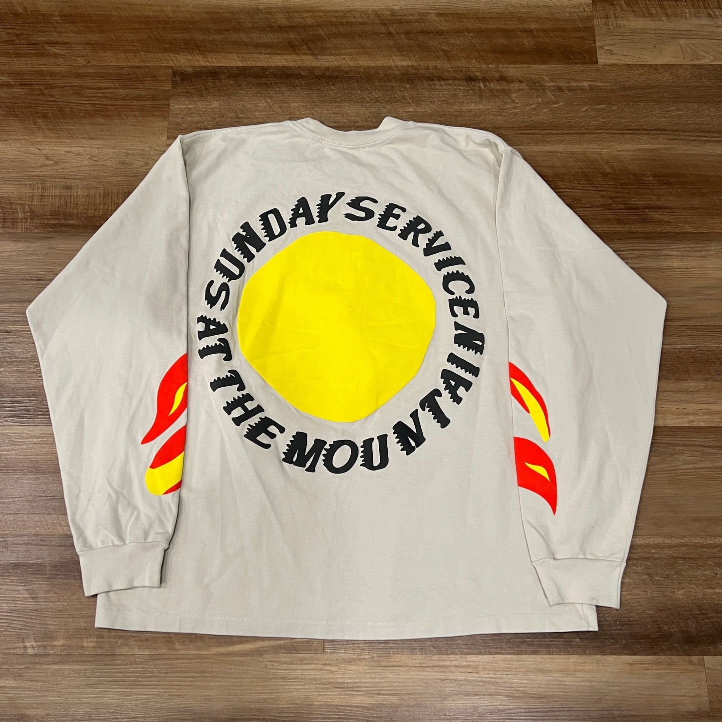 Cactus Plant Flea Market x Kanye West Sunday Service Holy Spirit L/S T-shirt Bone