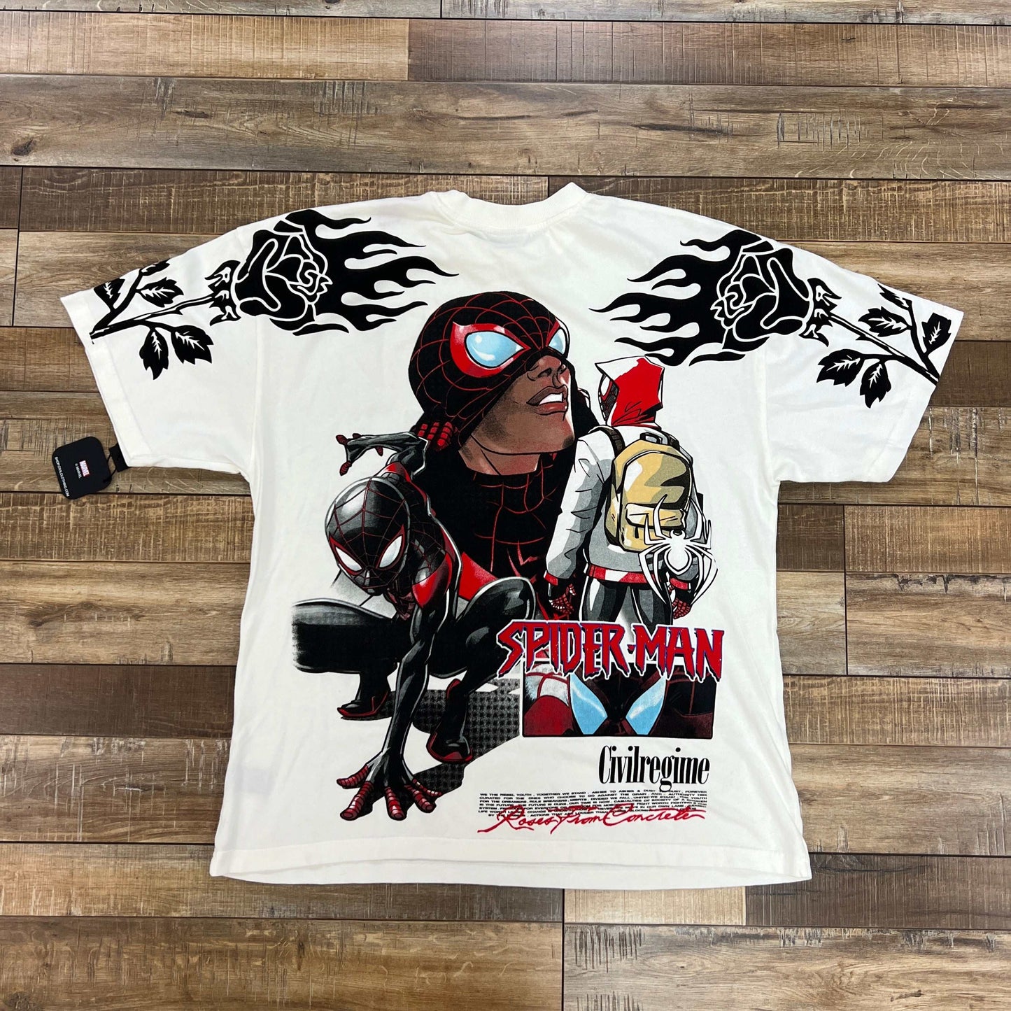 Civil Regime x Marvel sz Spider Man Myles Morales