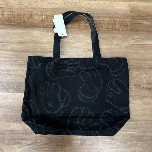 KAWS x Uniqlo Hands Tote Bag Black