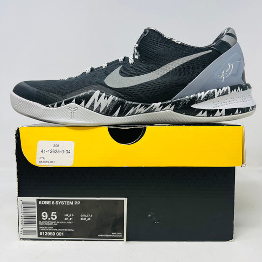 Nike Kobe 8 System Philippines Black Silver