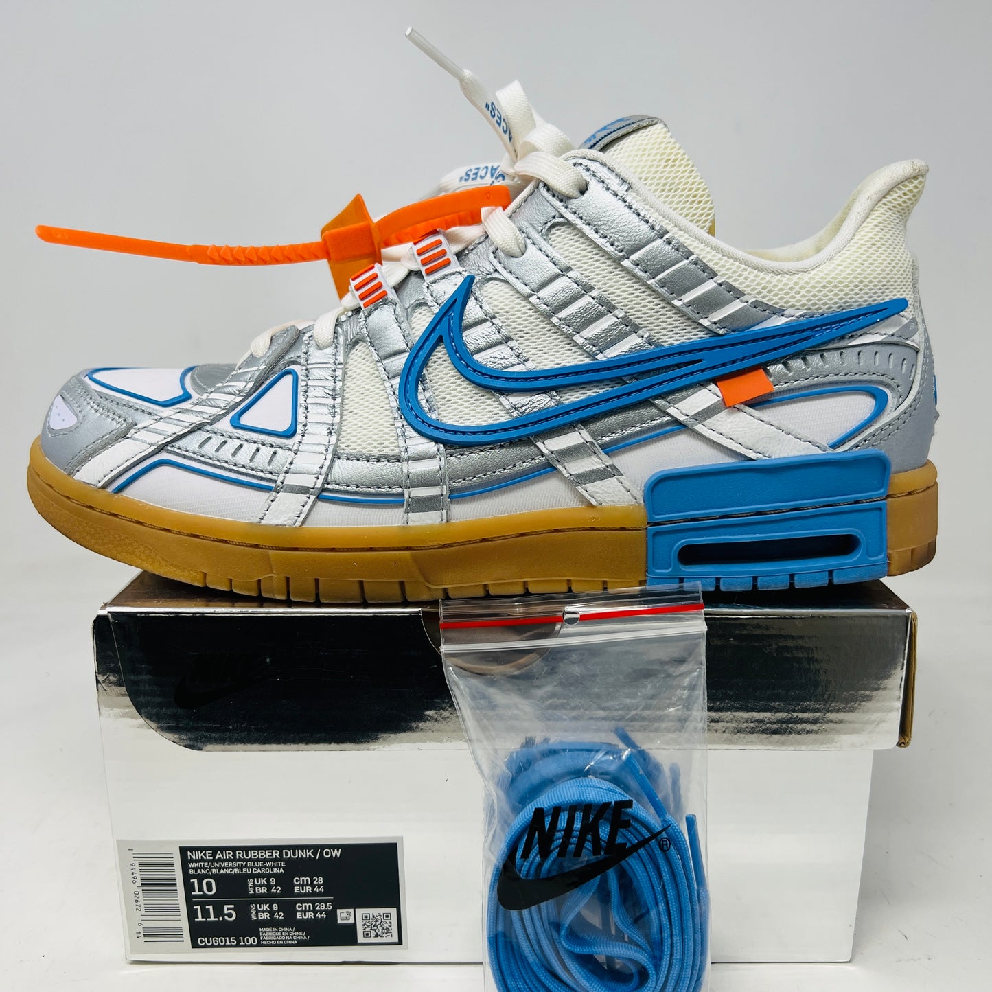 Nike Air Rubber Dunk Off-White UNC