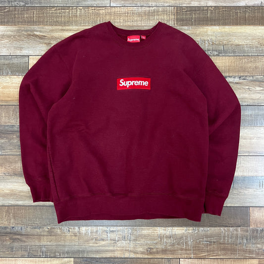 Supreme Box Logo Crewneck (FW22) Cardinal