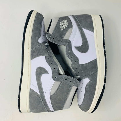 Jordan 1 Washed Black sneakers, brand new with black laces, 2023 release.