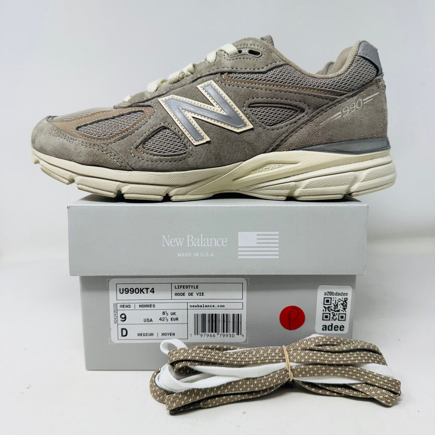 New Balance 990v4 MiUSA Kith 101 Moonrock