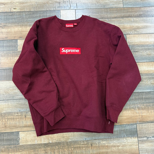 Supreme Box Logo Crewneck Cardinal