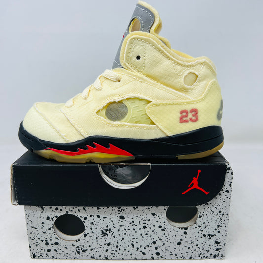 Jordan 5 Retro Off-White Sail (TD)