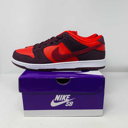 Nike SB Dunk Low Cherry sneakers, brand new, with box and extra laces, 2022 release.