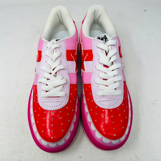 A Bathing Ape Bape Sta KAWS Chompers Pink