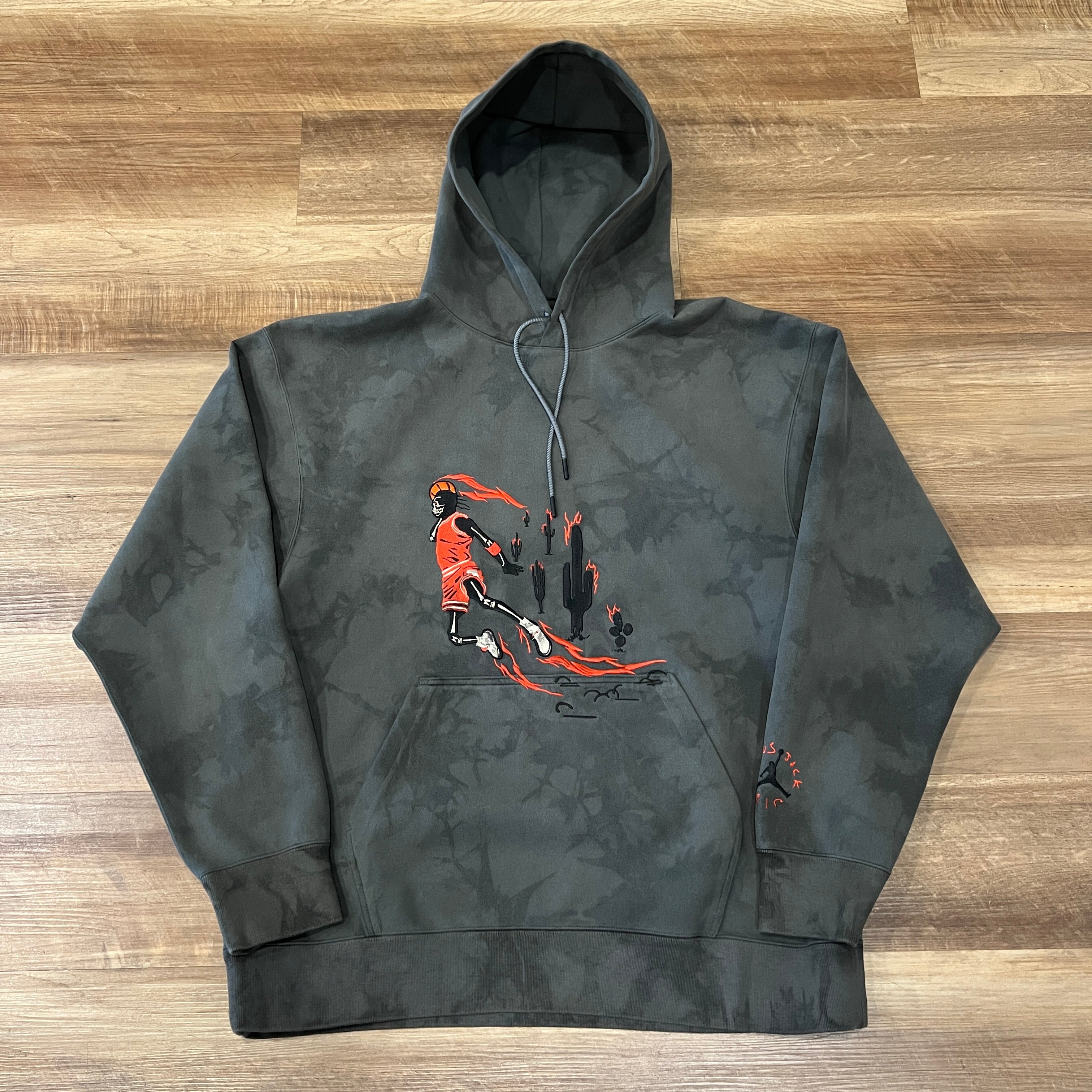 travis scott jordan suede hoodie