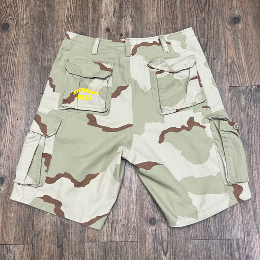 GV GALLERY Desert Camo Raspberry Hills Cargo Shorts