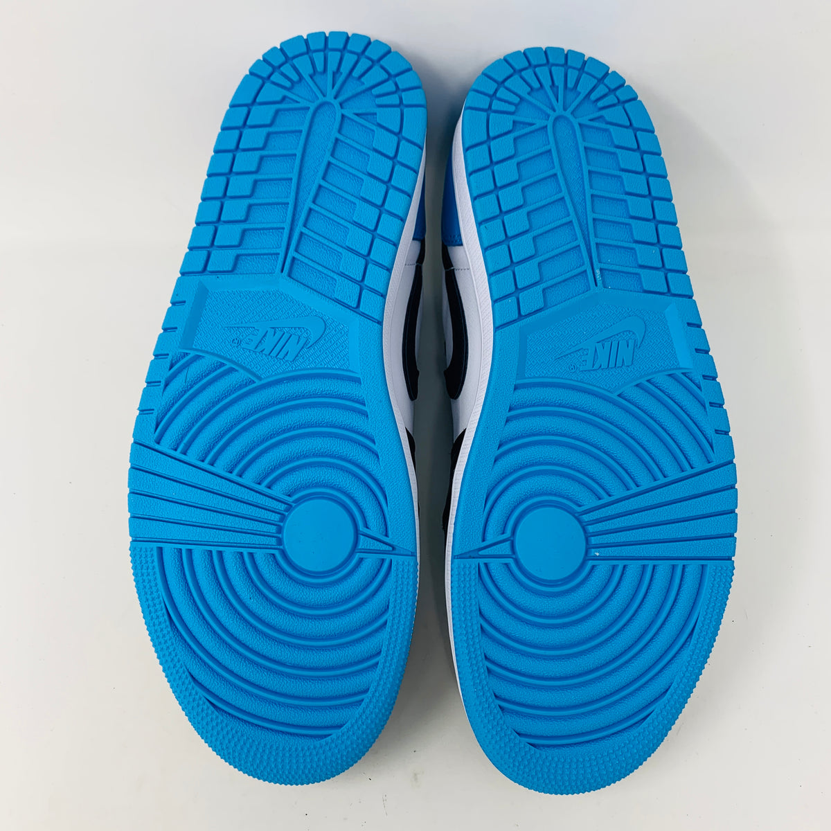 Jordan 1 Retro Low OG Black Dark Powder Blue (Womens)