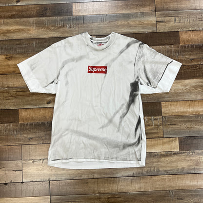 Supreme x MM6 Maison Margiela Box Logo Tee White