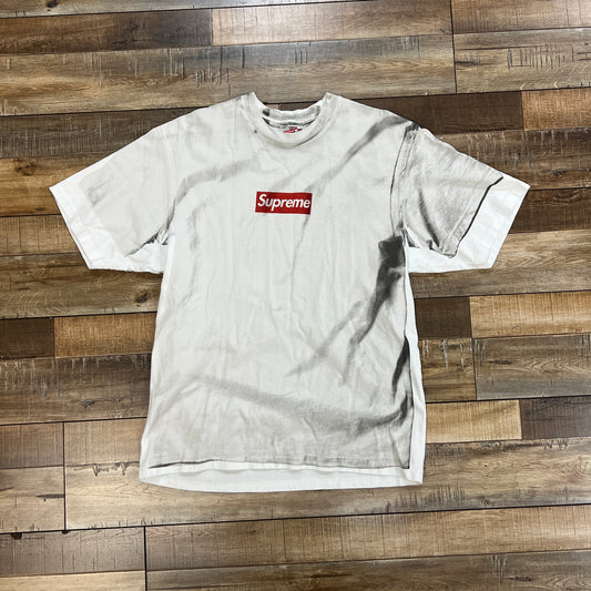 Supreme x MM6 Maison Margiela Box Logo Tee White