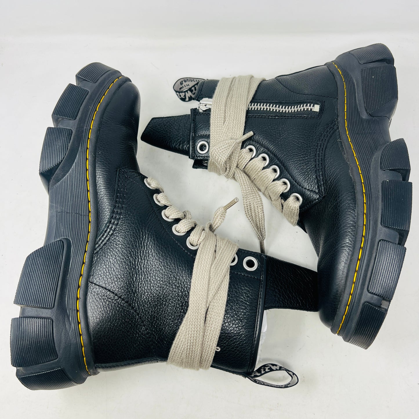 Dr. Martens 1460 DMXL Jumbo Lace Zip Boot Rick Owens Black