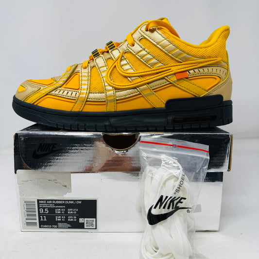 Nike Air Rubber Dunk Off-White University Gold