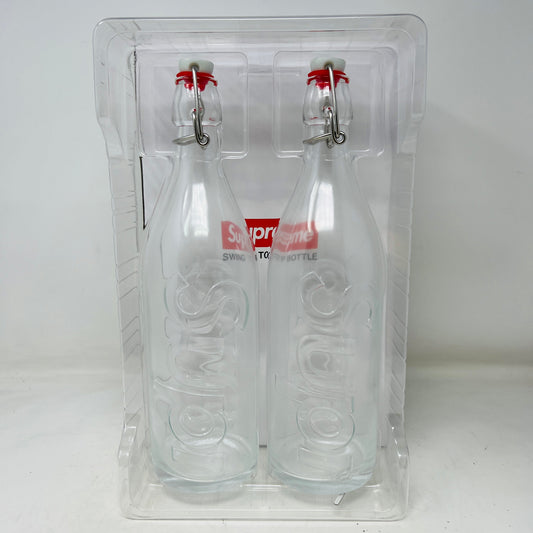 Supreme Swing Top 1.0L Bottle (Set of 2) Clear