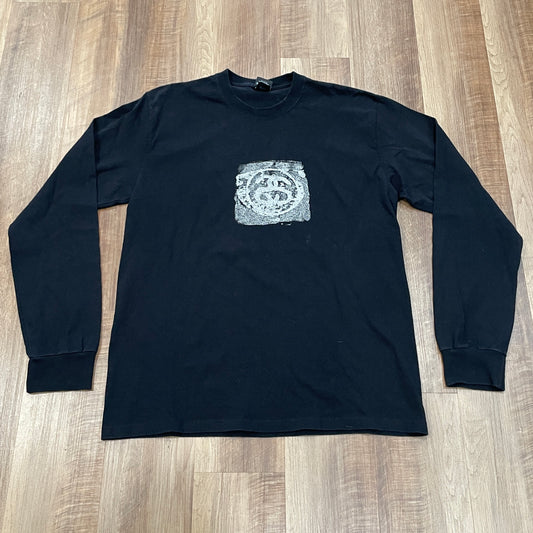 Stussy Mono L/S Tee Black