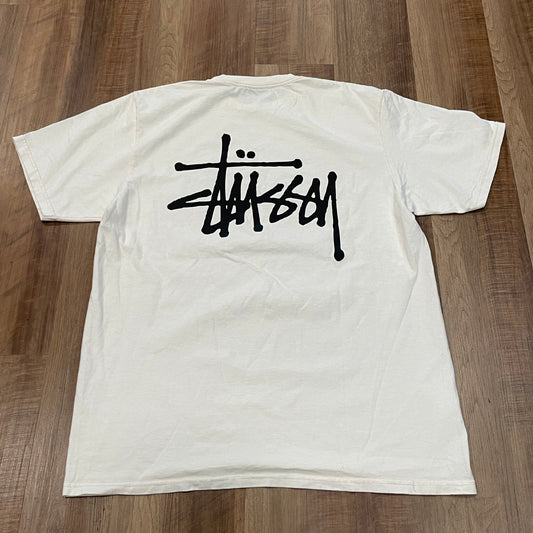 Stussy Basic Pigment Dyed Tee Natural