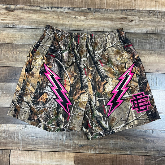 Eric Emanuel EE Basic/Core Short Tree Camo/Black/Pink Bolt