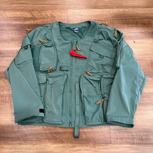 Nike x Cactus Plant Flea Market Fisherman Jacket Green
