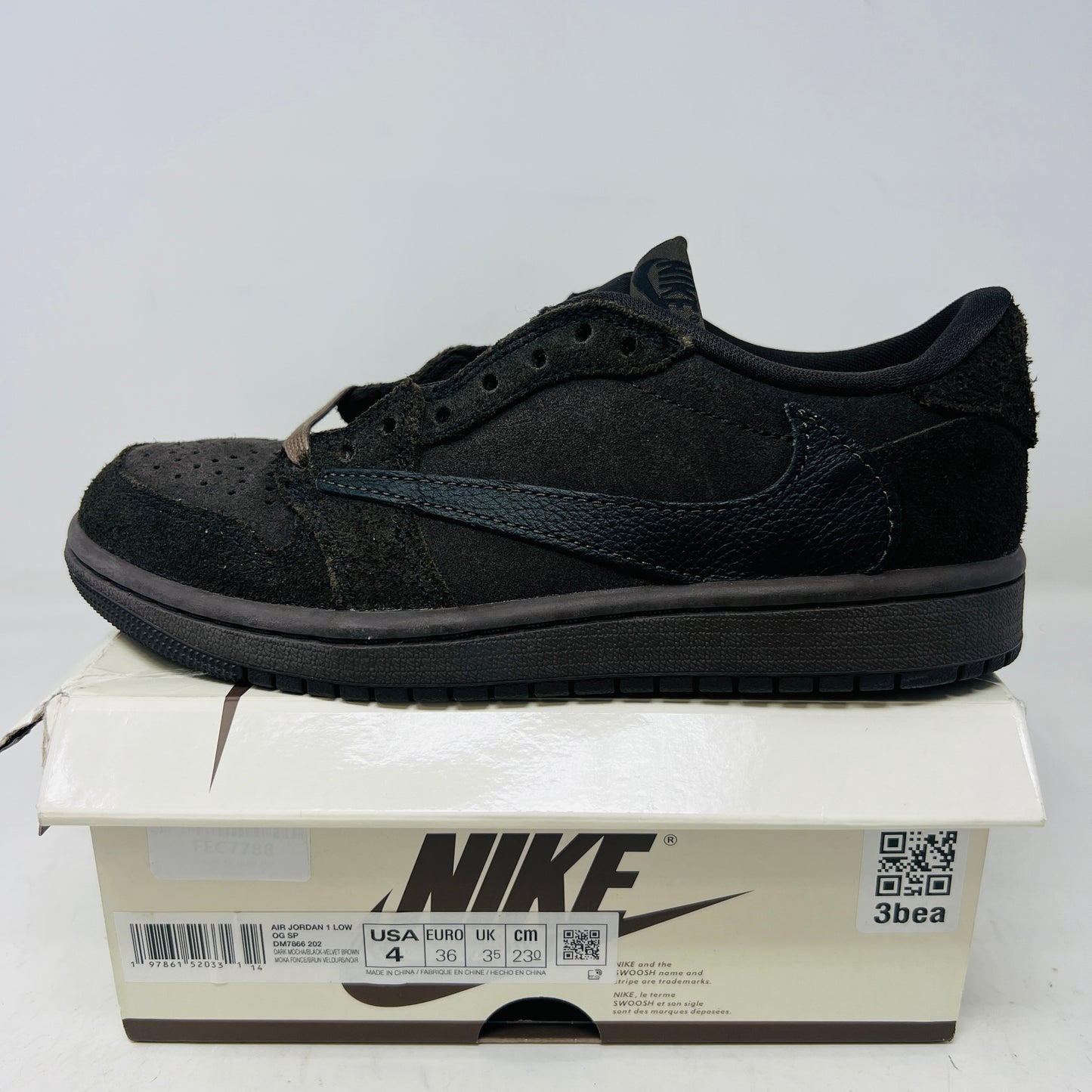 Jordan 1 Retro Low OG SP Travis Scott Velvet Brown