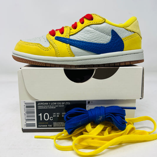 Jordan 1 Retro Low OG SP Travis Scott Canary (TD)