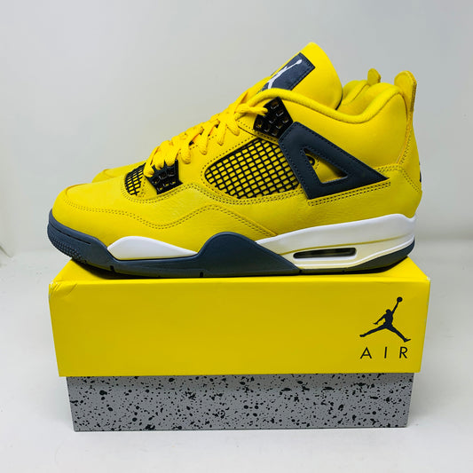 Jordan 4 Lightning sneakers in brand new condition, 2021 release.
