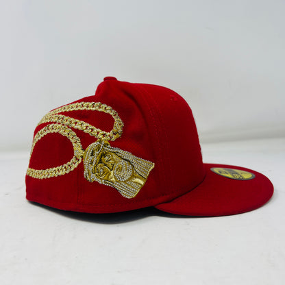 Supreme Jesus Piece S Logo New Era Red