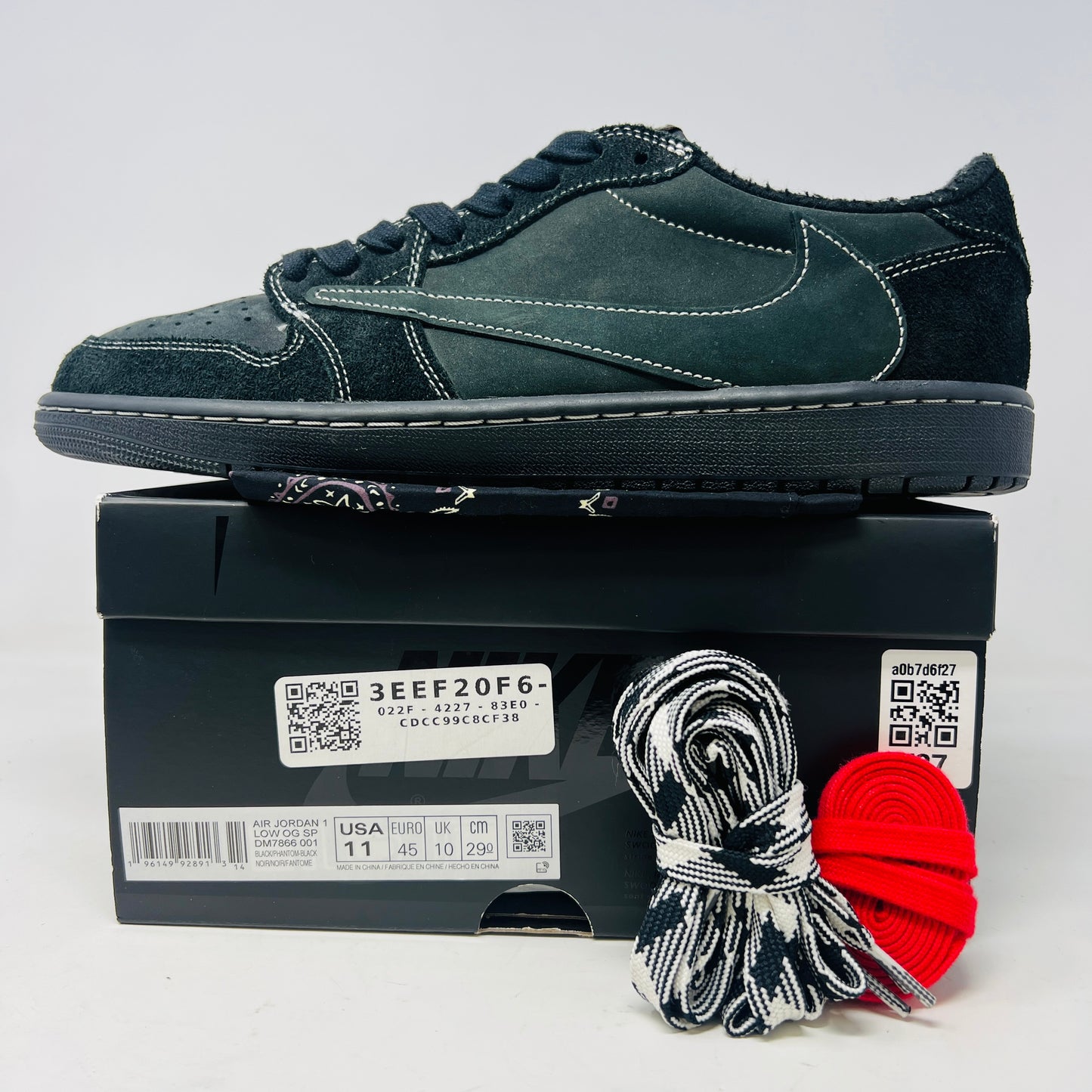 Jordan 1 Retro Low OG SP Travis Scott Black Phantom