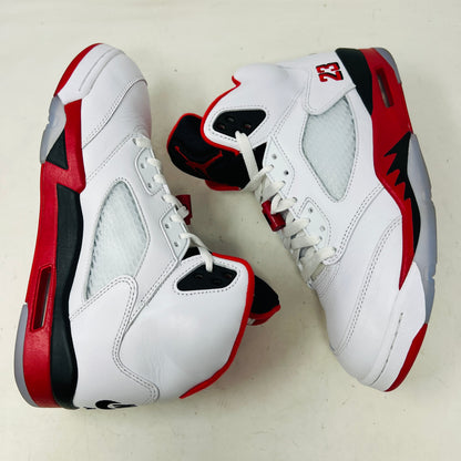 Jordan 5 Retro Fire Red Black Tongue (2025)